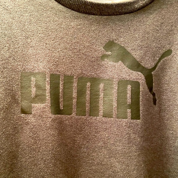 PUMA dark grey men’s pull over sweater small - Picture 1 of 4